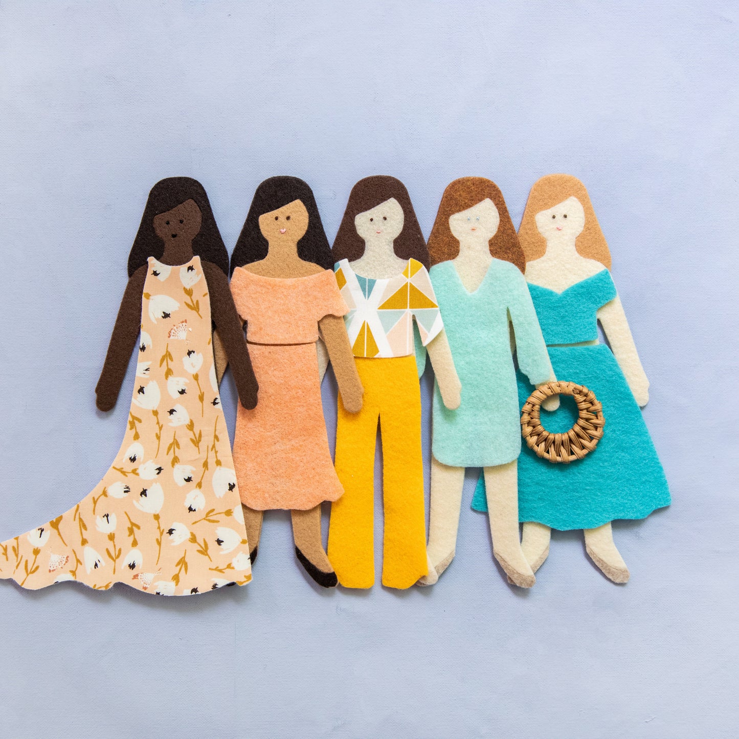 felt doll deluxe + felt board travel bundle